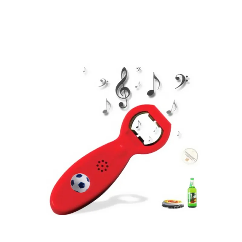 Factory direct sales sound music beer opener with voice talking bottle opener