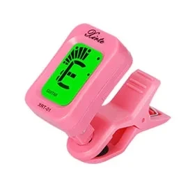 Digital Clip-on Electric Tuner Guitar Bass Ukulele Violin Universal Tuner LCD Screen Rotatable Accurate Tuning