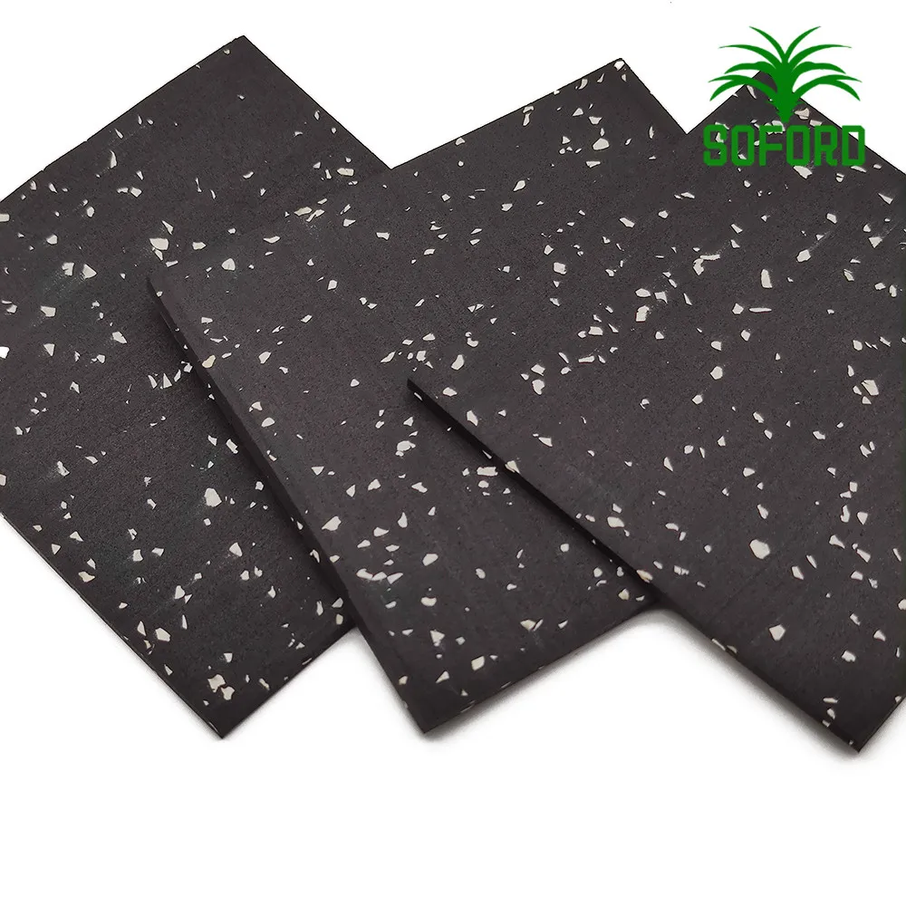 Cheap Fireproof Shockproof Gym Mats Rubber Protective Flooring  Industrial Rubber Flooring