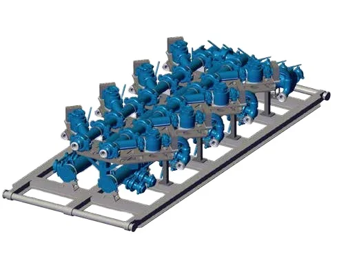
15000psi hydraulic skid choke manifold for oilfield equipment 