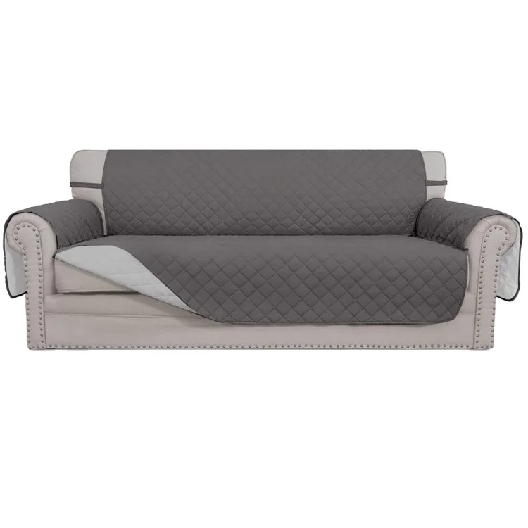 Polyester fabric furniture protector custom size new design waterproof sofa cover 3 seater