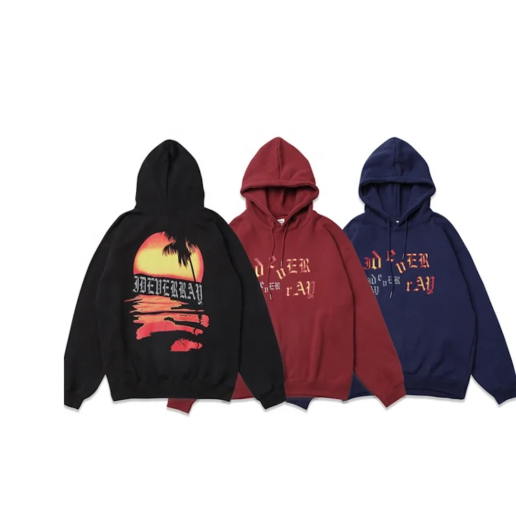 В винтажном стиле с капюшоном Мужские 3M тяжеловес толстовки плотное 380g с шерстяной подкладкой; Светоотражающий принт толстовка с капюшоном для мужчин