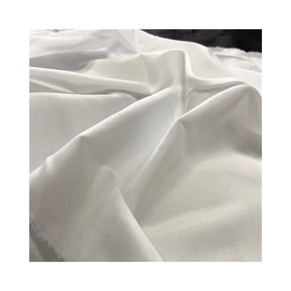 Pillowcase fabric with 100% polyester microfiber white color fabric