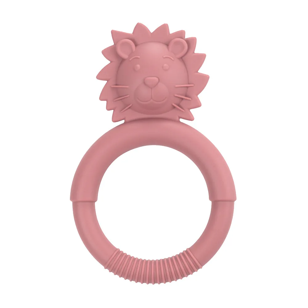 Hot Selling Silicone Baby Teether Toy BPA Free Funny Animal Shape Soft Chewable Toys