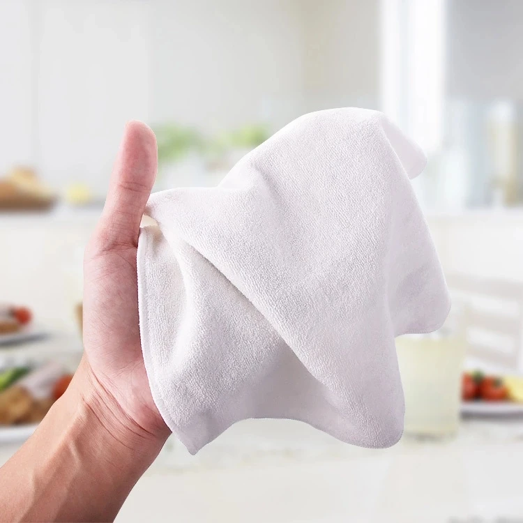 Eco-friendly microfiber cleaning cloth reusable paperless kitchen dish cloth towel
