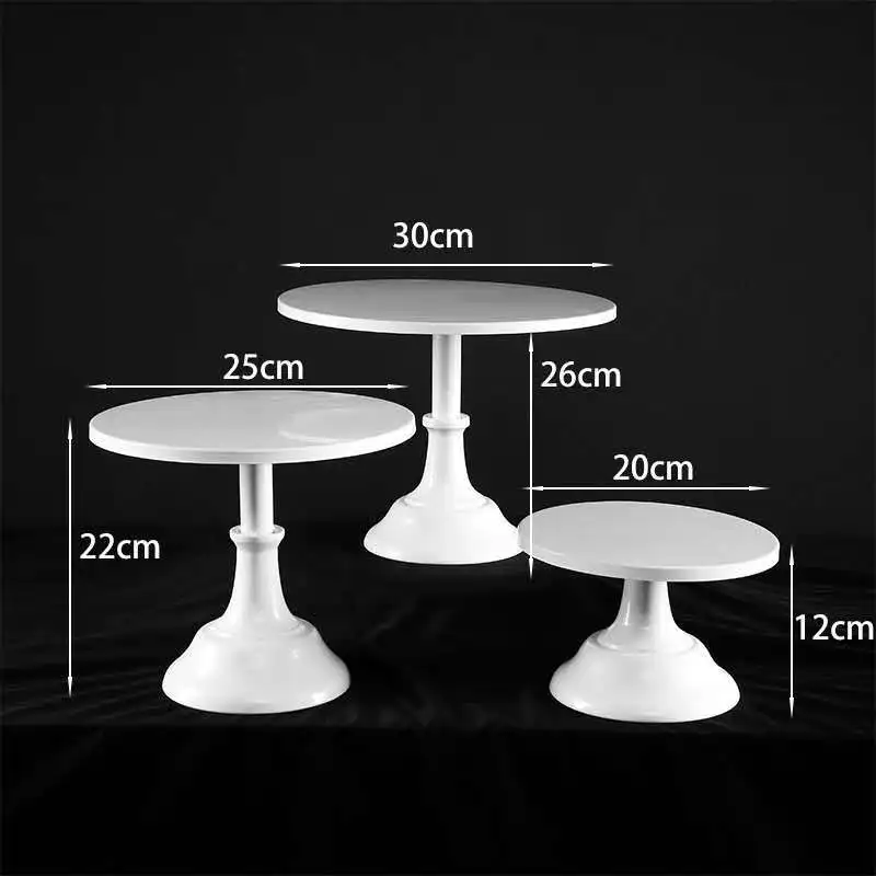 Palmy High quality iron cake stand set multicolor afternoon tea dessert  display stand for wedding party decoration