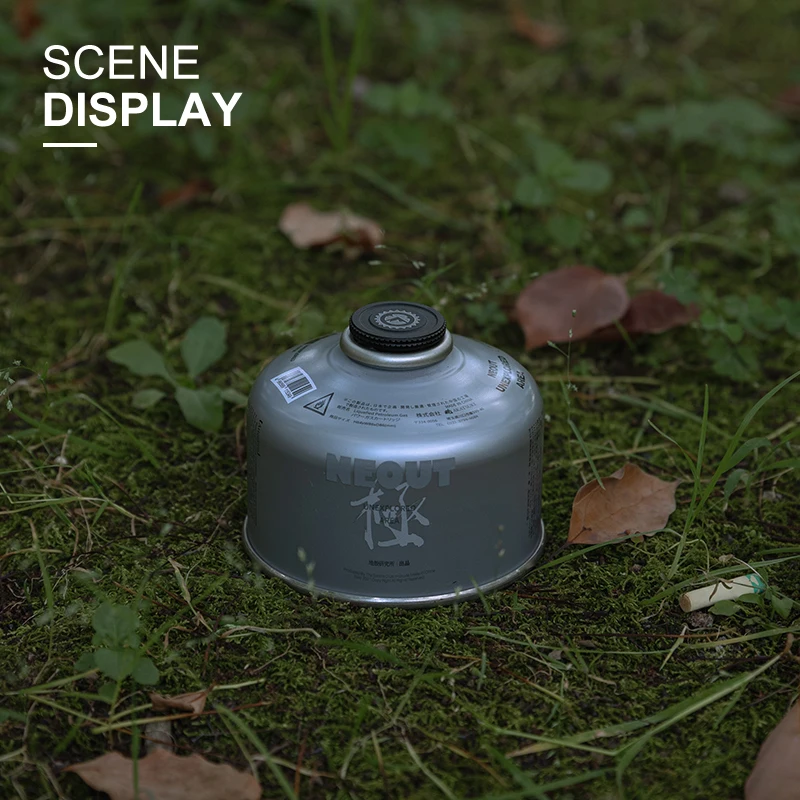 Campingmoon novelty BKM-109 custoom black aluminium alloy gas can canister gas cartrige seal lid for gas can