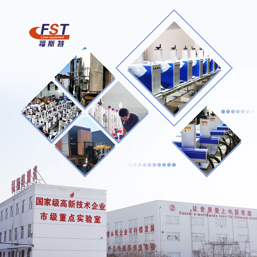 Small Portable CNC Metal Stainless Steel  30W Fiber Laser Marking Printing Engraving Carving Machine