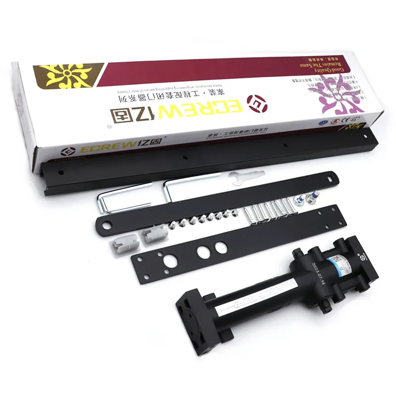 Heavy Duty Hotel Office Building Commercial Door Closer Light Duty With Soft Closing Hydraulic Door Closer Adjustable Automatic