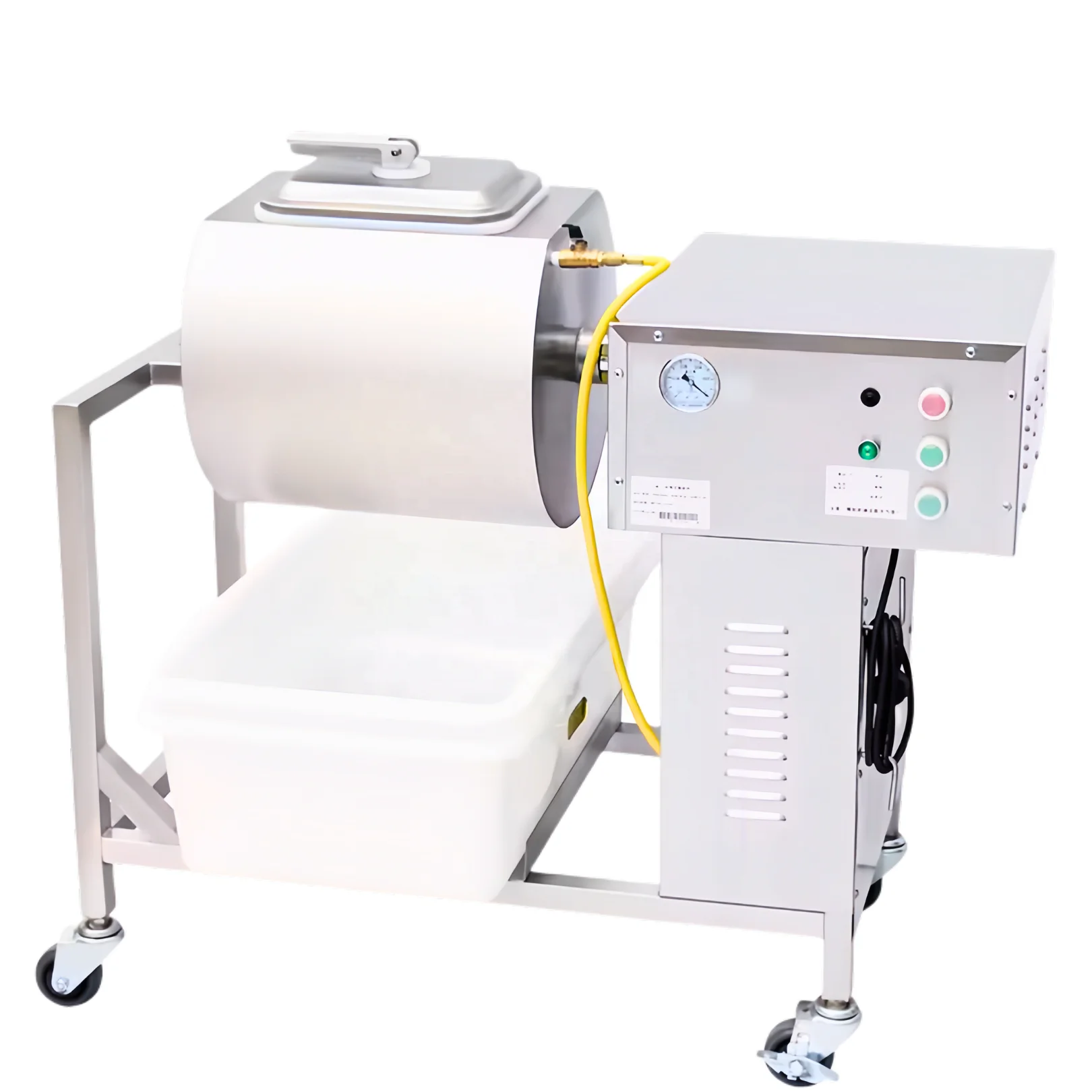 TENSHINE KFC Style Vacuum Tumbler Marinator Results In Less Time Vacuum Marinator Stainless Steel Mobile Vacuum Meat Marinator