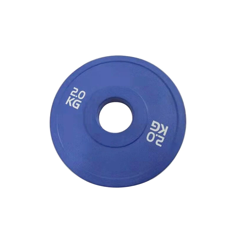 1kg Green Barbell Weightlifting Customized Logo Wholesale Bumper Change Plates Gym Equipment