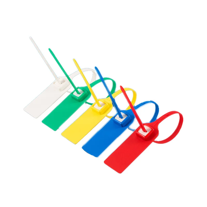 Hot Sale Best Quality Marker Cable Tag Abels Plastic Loop Self-Locking Zip Ties Easy Mark Nylon Cable Ties Tag