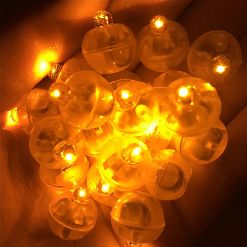 Led Light Balloon for Decoration Lot for 10 Units, Luminous Flash Lantern Bar Lamps, ideal for Birthday Party and Christmas