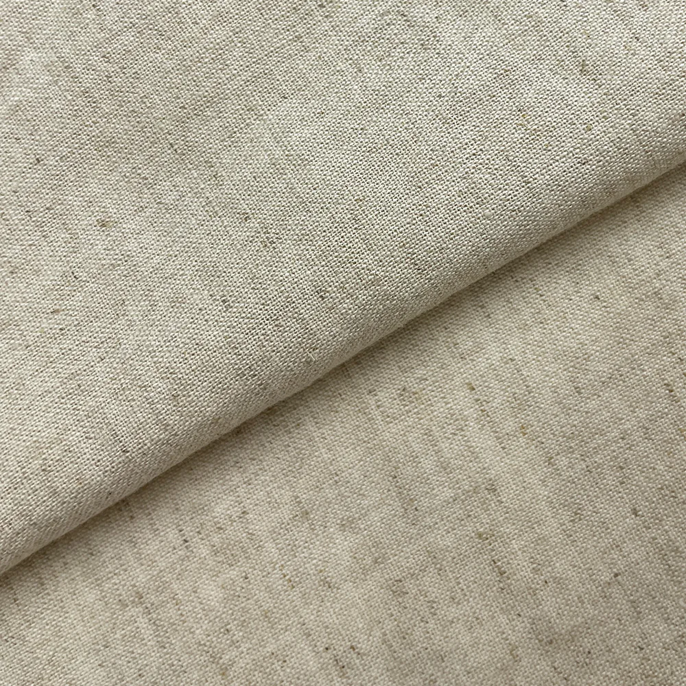 hot sale 55% linen 45% cotton breathable 145gsm solid color sand washing treatment soft linen