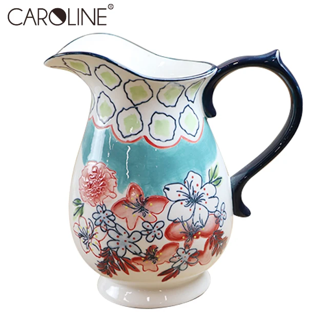 Оптовая продажа синих керамических столовых тарелок для салата