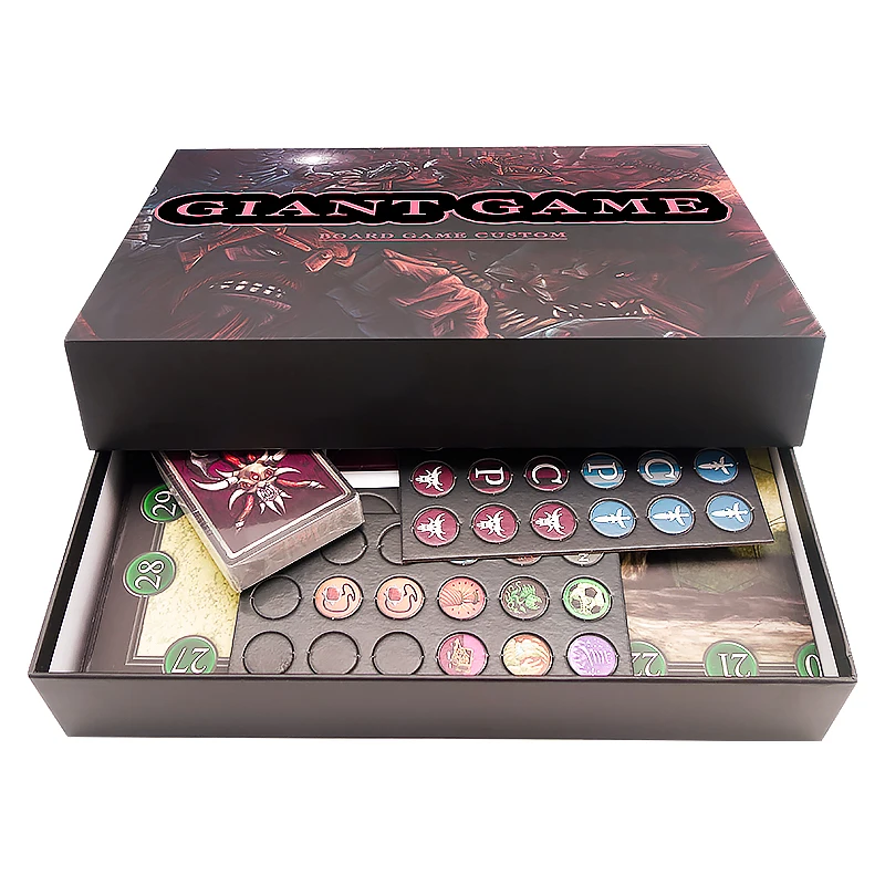 Custom Design Luxury War Board Games Set With Token And Cards Game