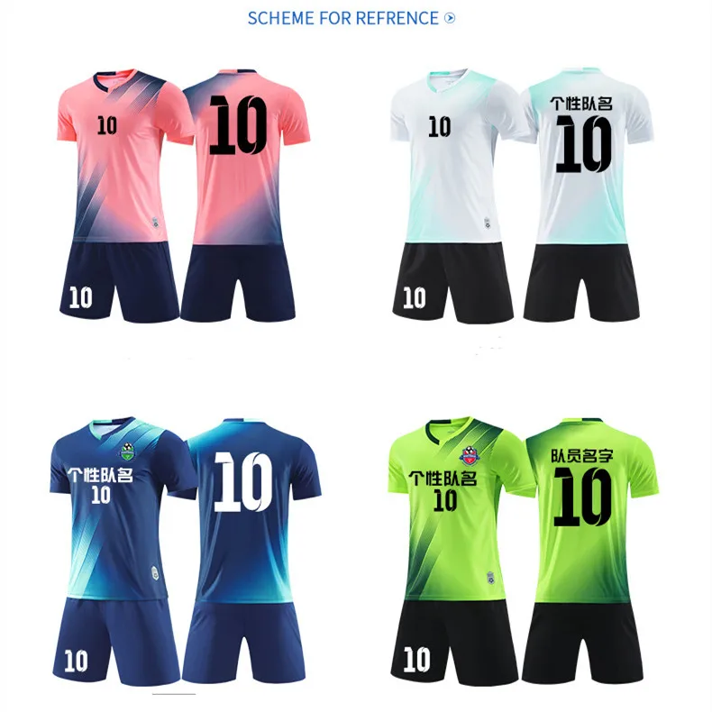 OEM Custom Soccer Jersey Kids Soccer Uniforms Custom Cheap Soccer Uniforms For Teams`