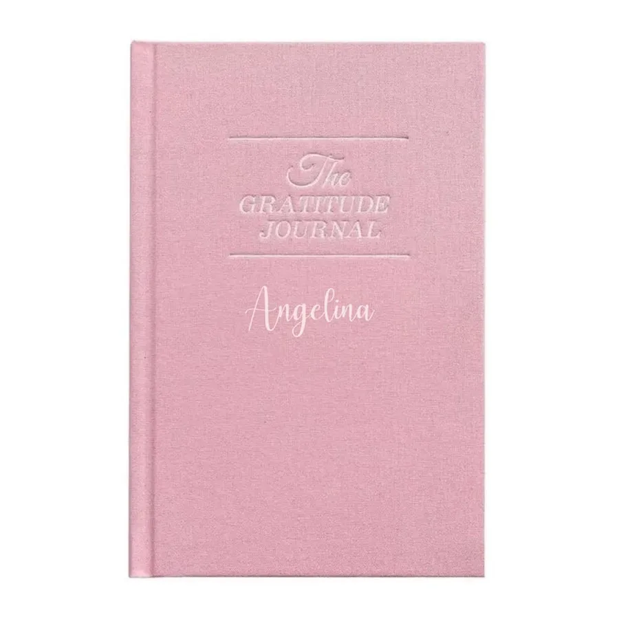 Best selling custom printing Linen Agenda Monthly Weekly Planner Notebook Gratitude Journal