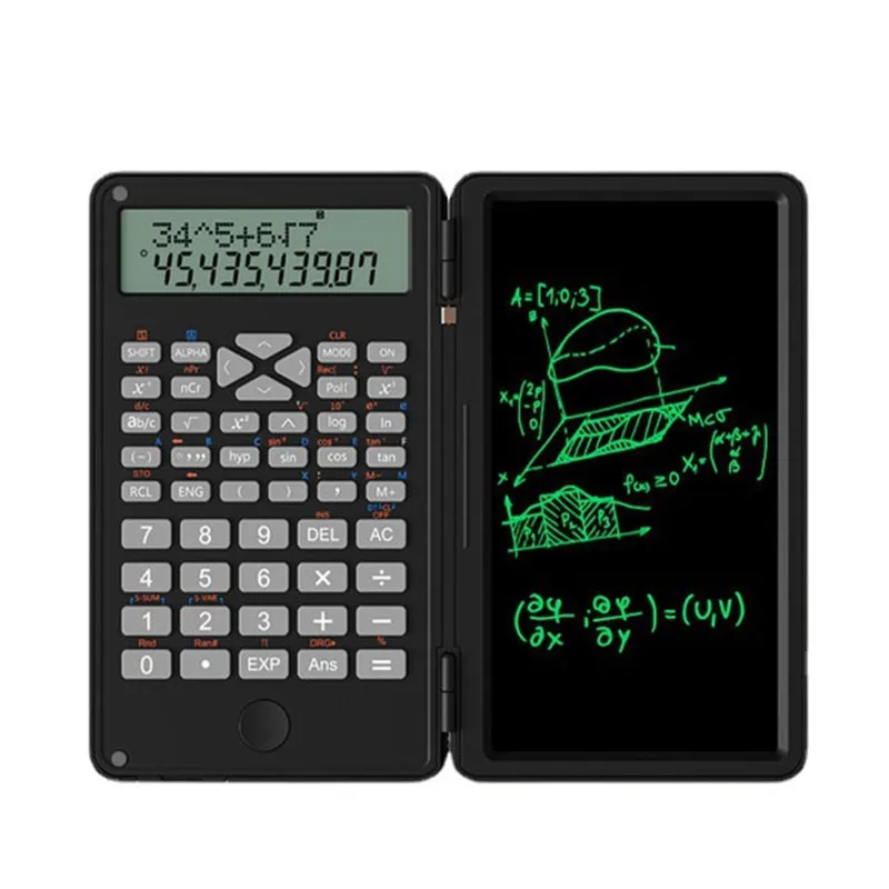 6-Inch LCD Intelligent Teaching Calculator Kids Drawing Board with Scientific Function Battery Powered Plastic Writing Tablet