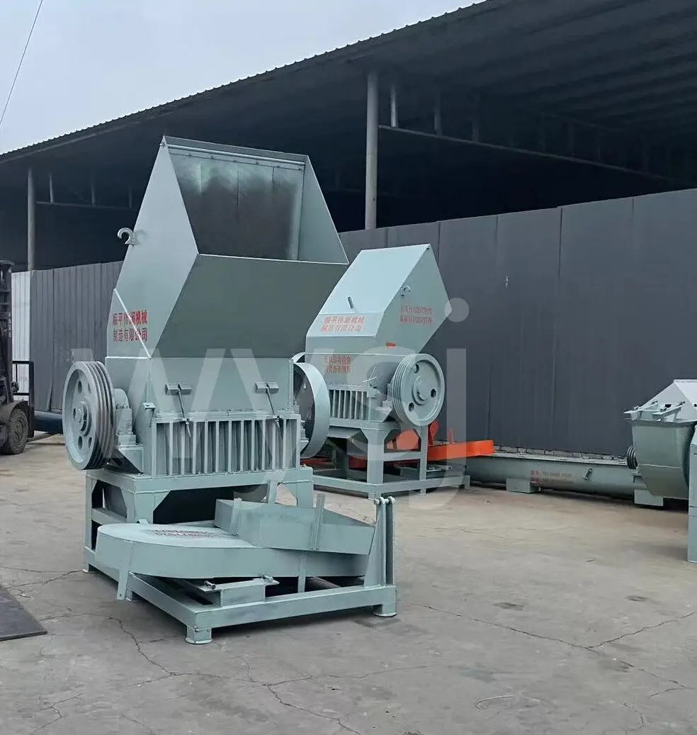 equipment for fruits plastic basket recycling crasher