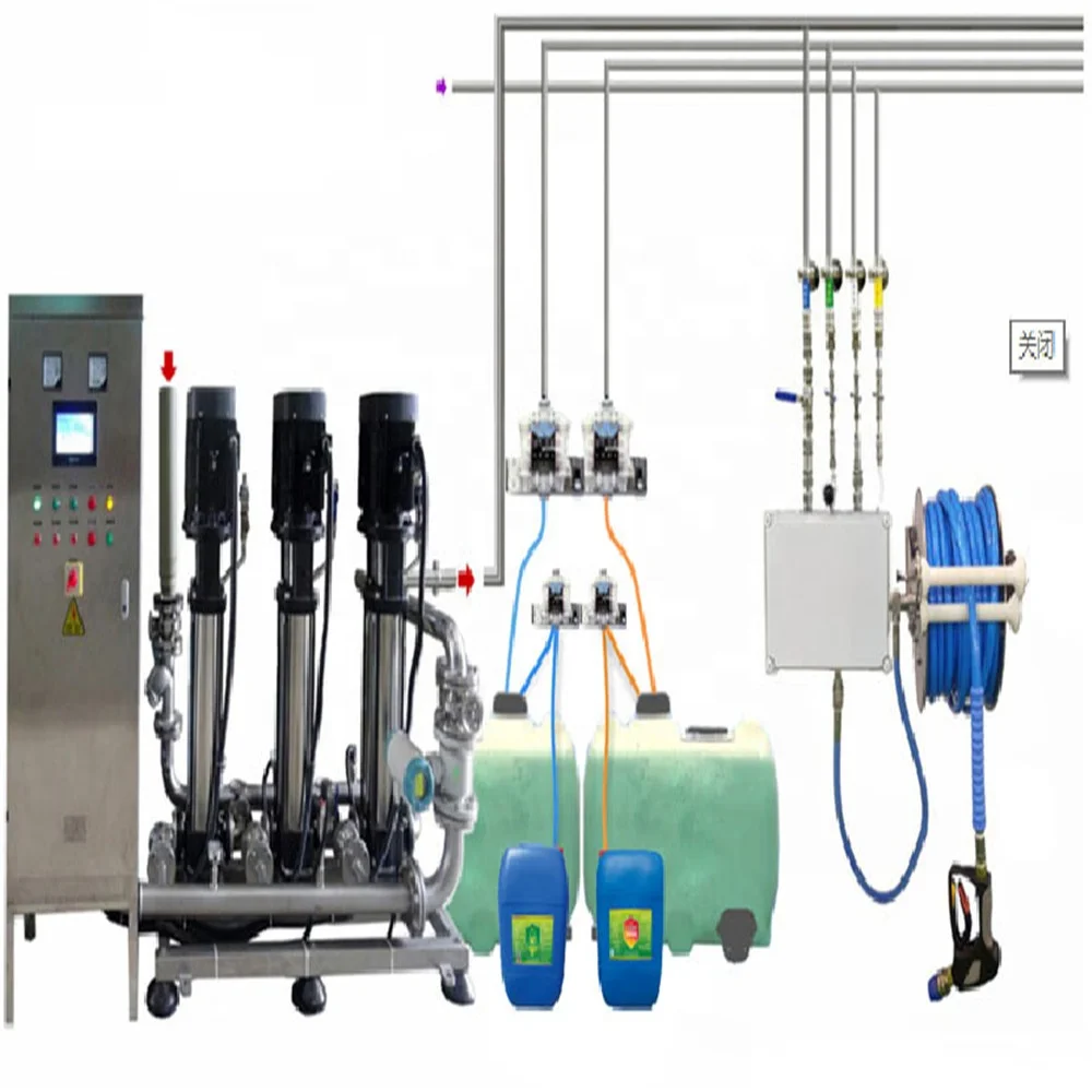 11 Foam Cleaning  Station high pressure cleaning station