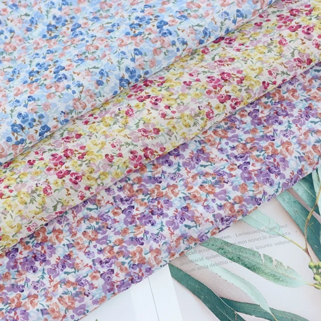 2022 New Arrival Customized Design rose flowers liberty  lyocell printed fabric for dress