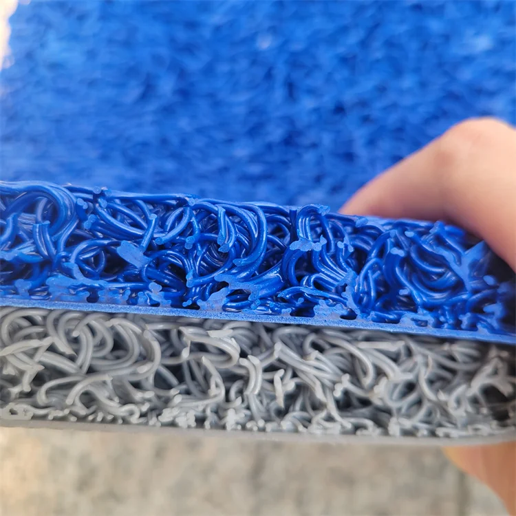 Spaghetti Loop Mat Blue Spaghetti Loop Miner Moss Carpet Fine Ribbed Rubber Matting Gold Mat for Peru