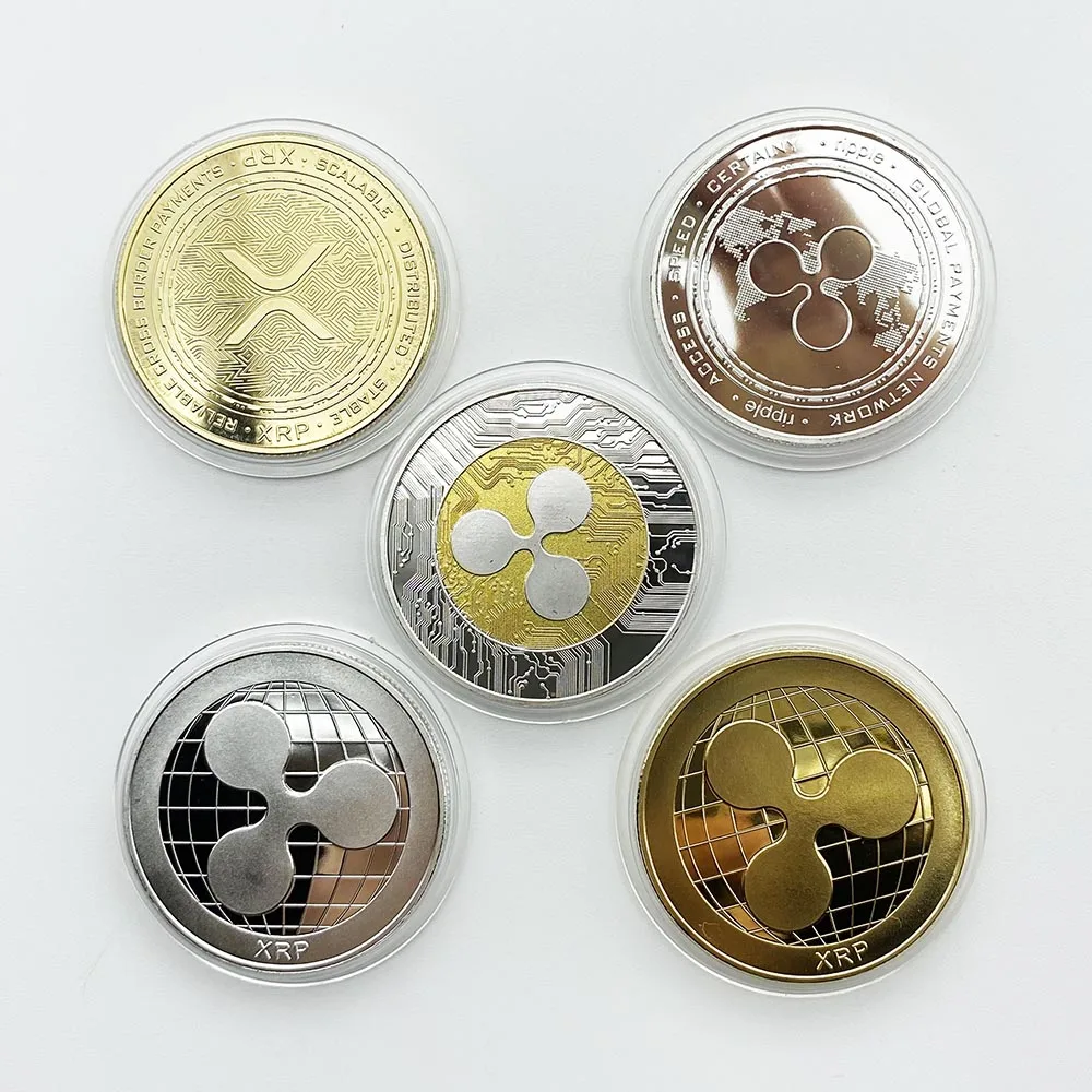 Изготовленный На Заказ Металл покрыто золотом серебром новинка xrp пульсации