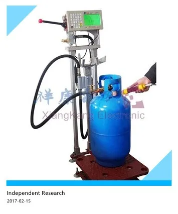 ATEX certificate S-TCS-YG-120 digital electronic LPG double nozzles filling machine