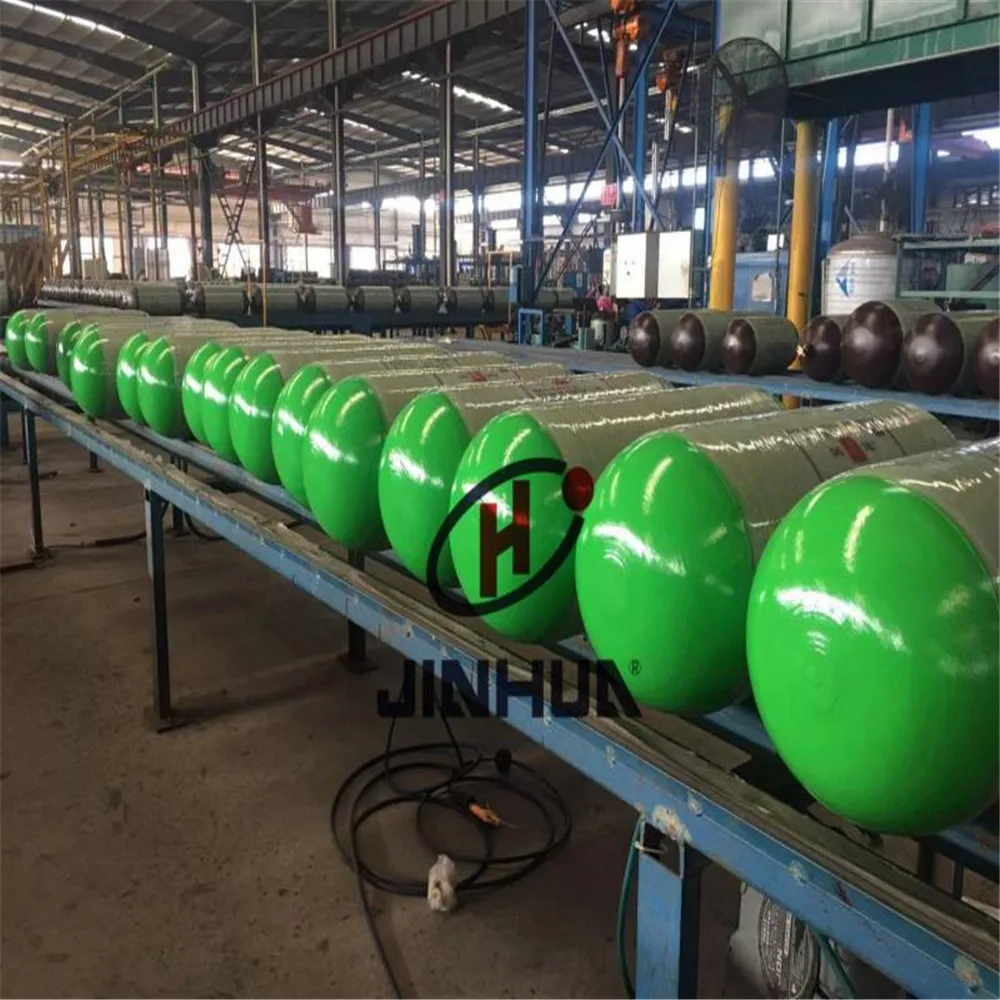 Factory Direct Sales Type 2 Cng Cylinder Composite Gas Cylinder Fiber Tank Price Hydrogen Gas Cylinder For Car For Sale