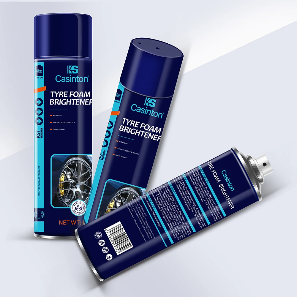 Tyre Shine Foam Cleaner For Car  High Quality Gloss Polish Shine Protect car  tyre