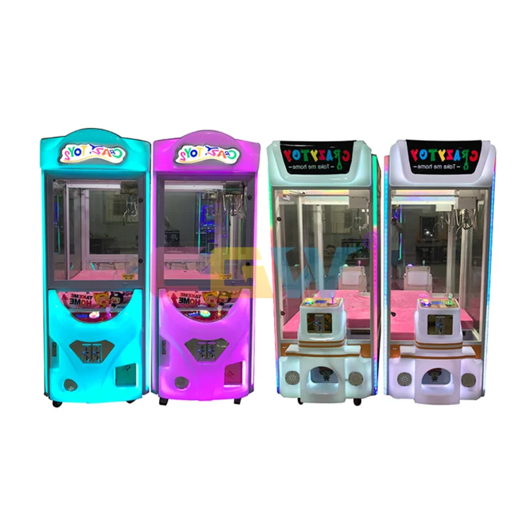 Euro Crane Machine Crazy Toy 2 Claw Crane Game Machine For Sale