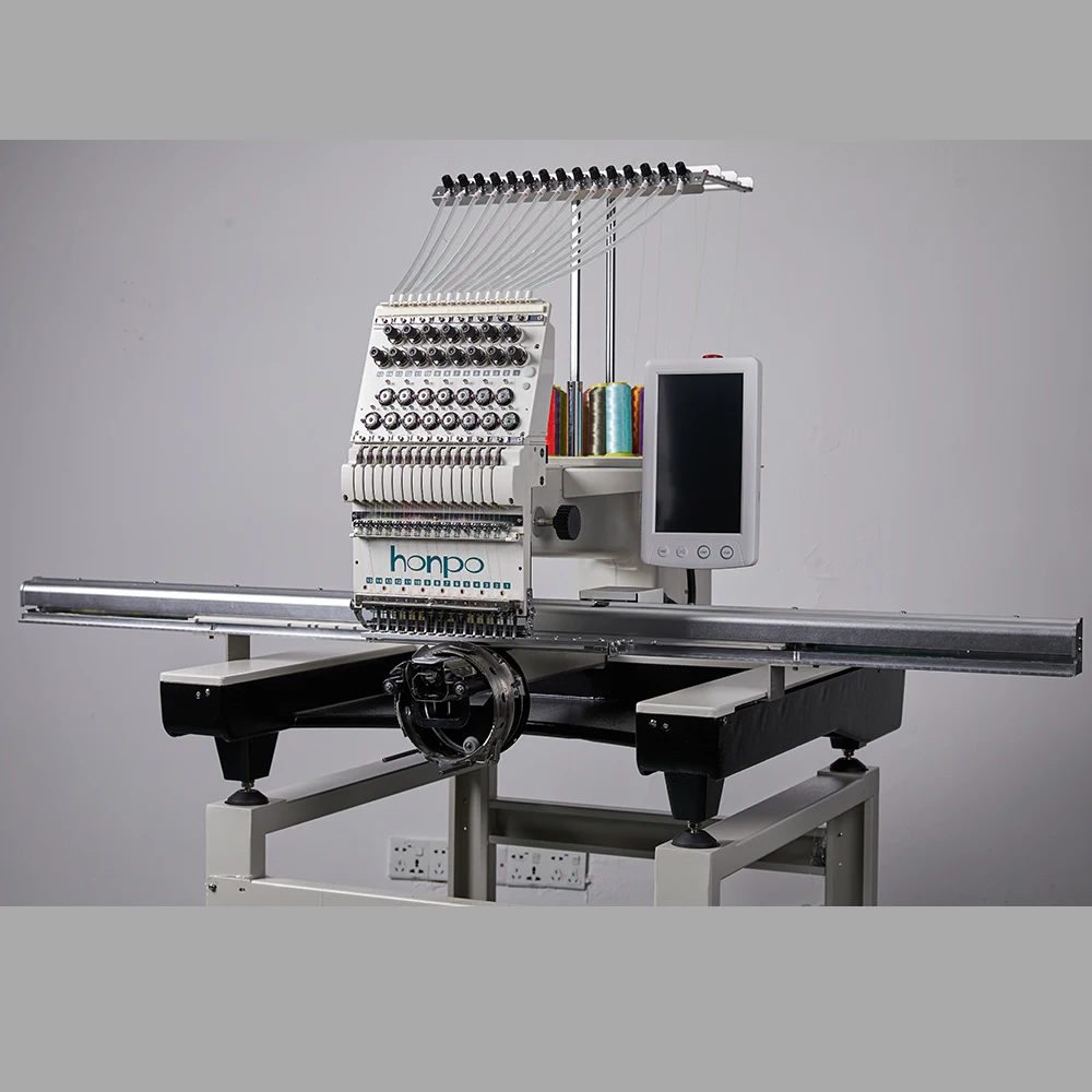 HONPO High Speed Large Area single head programmable embroidery machines