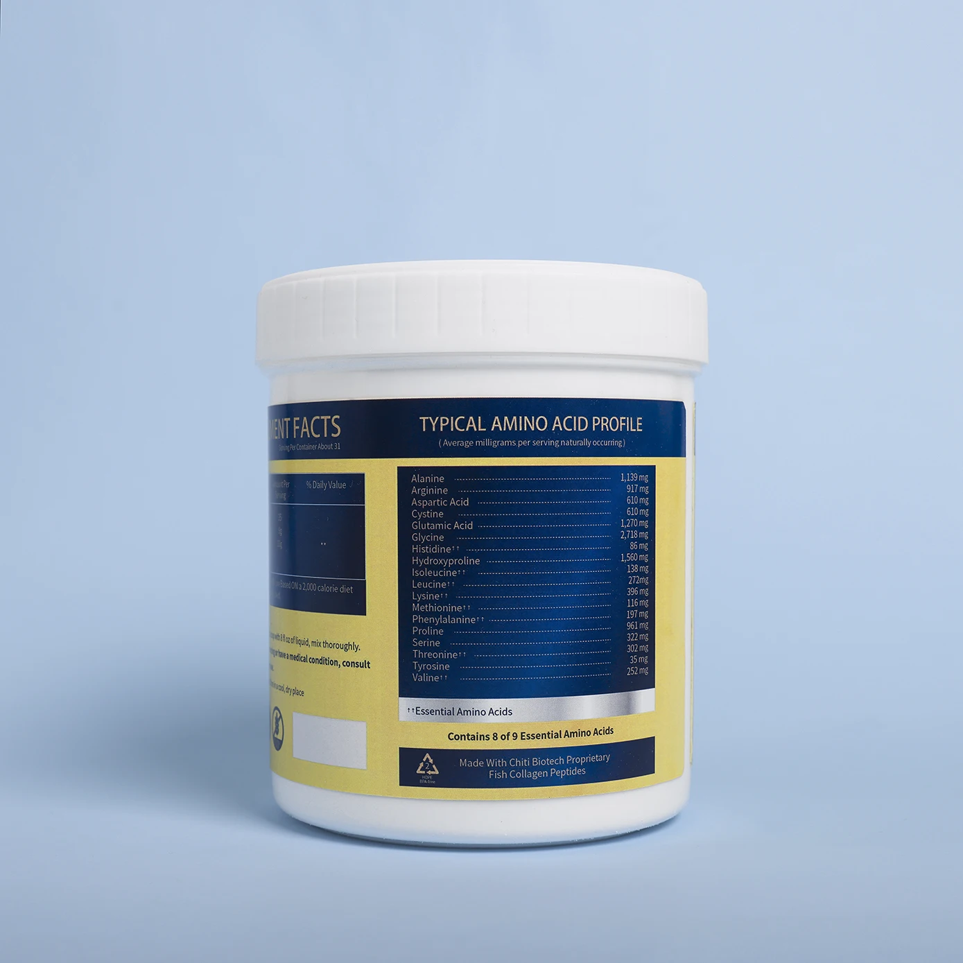 Chiti Collagen Nutritional  Customized package Pure Marine Collagen Peptides Powder