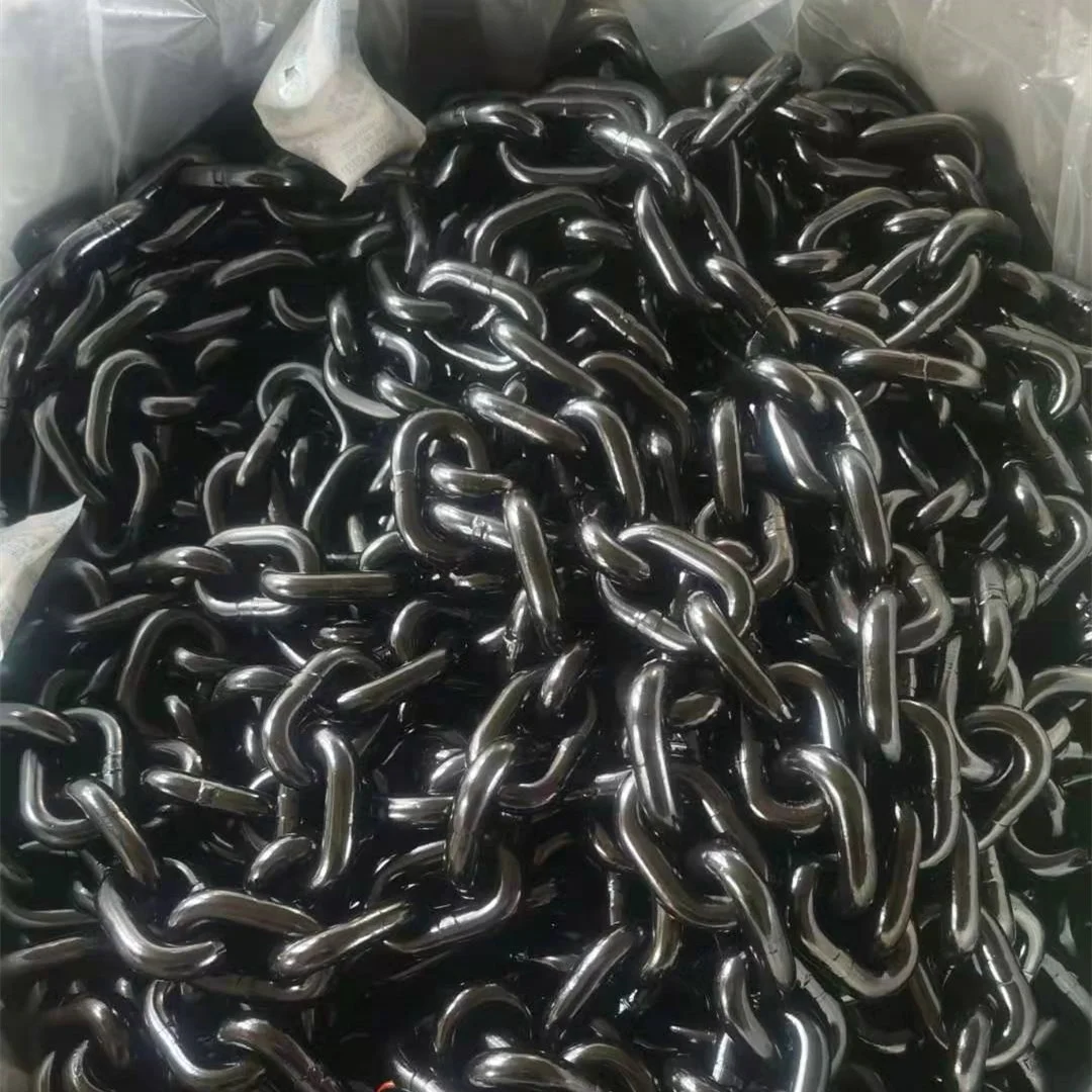 6mm EN818-2  black alloy steel grade 80 lifting chain manufacturers AG90L 22MnCrNi