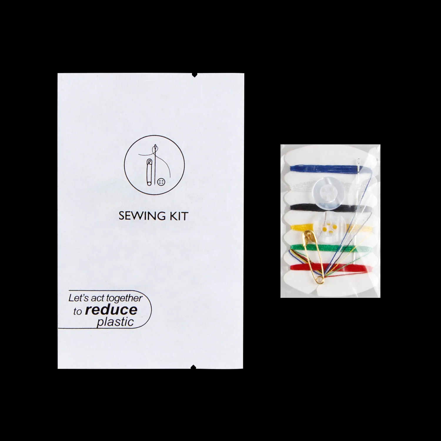 Hotel Mini Sewing Kit Needle Thread Button Pin Set Portable Travel Household Tools Kit