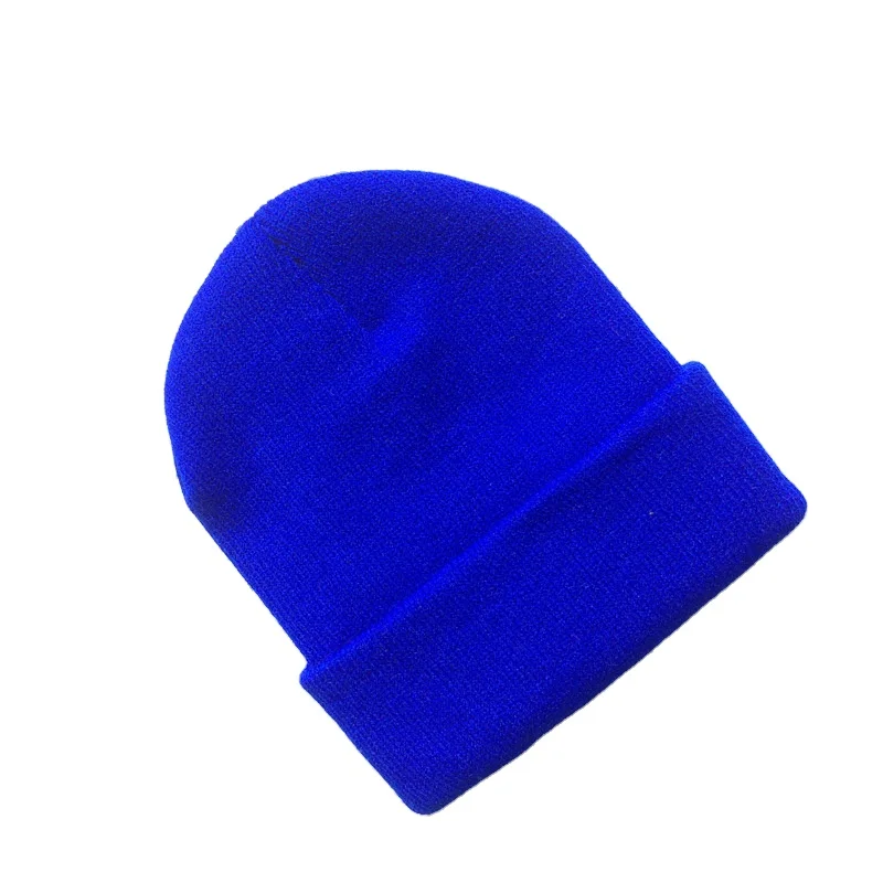 Wholesale In stock 2022 Winter Hats Men Women Unisex Baby Kids Children Toddler beanie hats custom logo Embroidery Knitted Hat