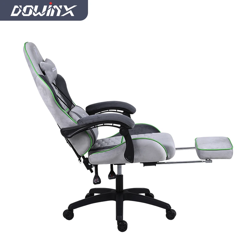 Wholesale customized cheap computer racing gamer scorpion led ergonomic pc gaming chair with footrest