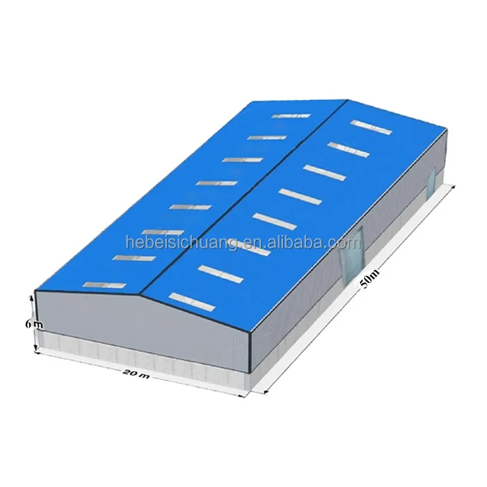 China prefab steel structure building manufacturer low cost warehouse steel hangar warehouse insulated prefab workshop