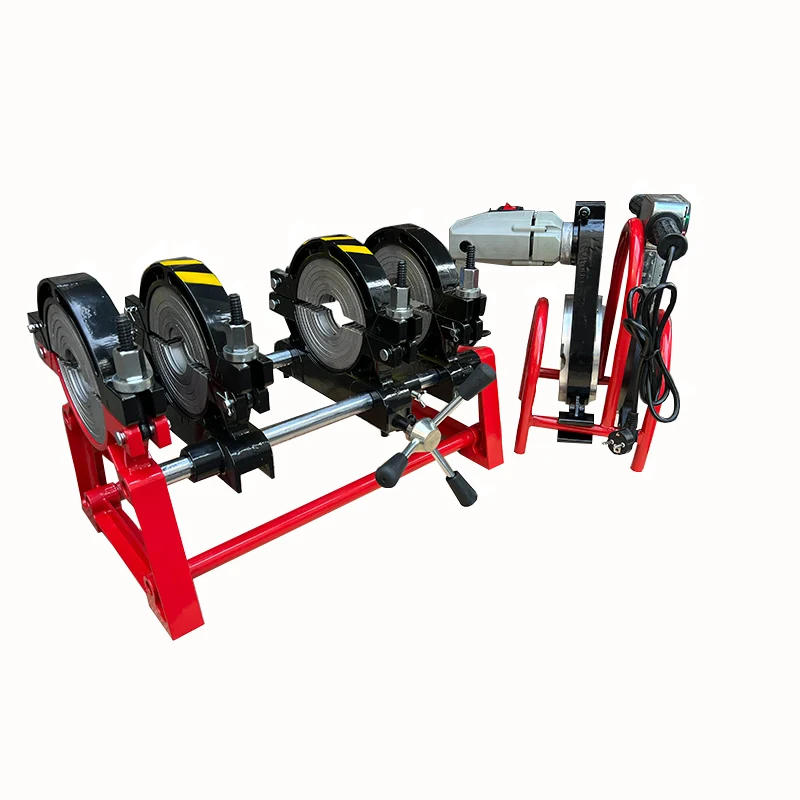 200mm Hdpe Pipe Fusion Plastic Welder Machine Manual Butt Fusion Welding Machine Hdpe