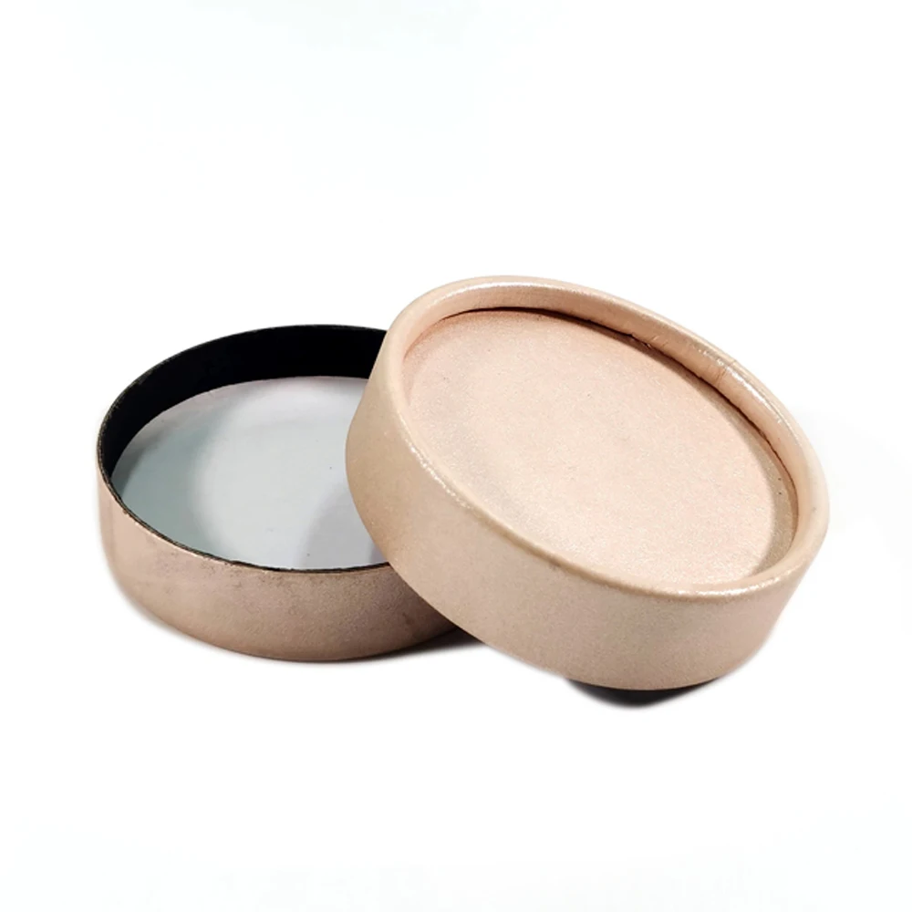Custom Beautiful Design Kraft Brown Round Cylinder Small Packaging Gift Box Recycle Craft Paper Tube