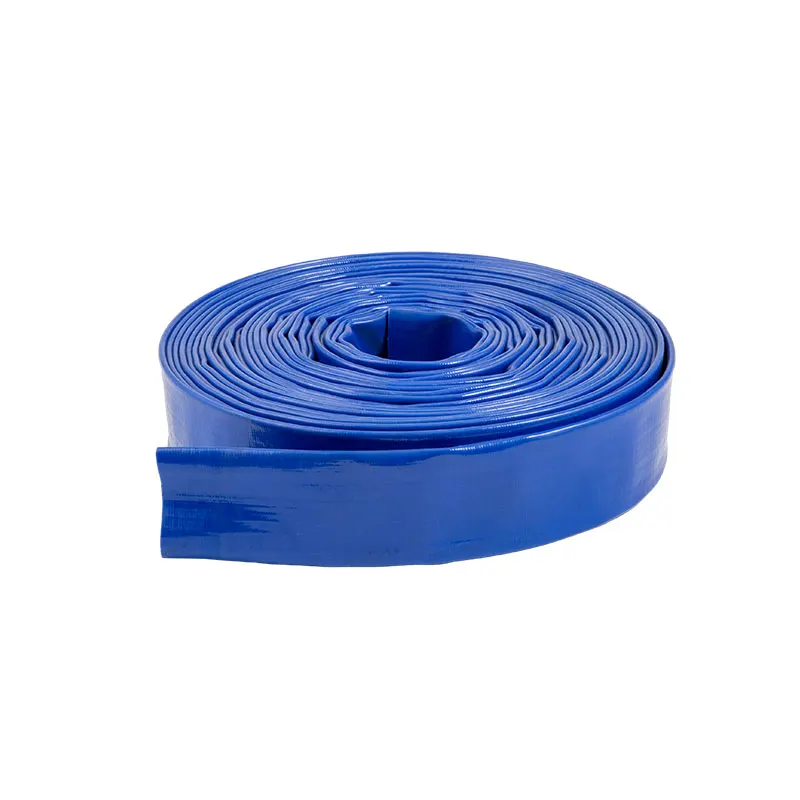 Factory Custom 3 Inch Pvc Layflat Discharge Hose Professional Industrial Agricultural Sewage Discharge Hose