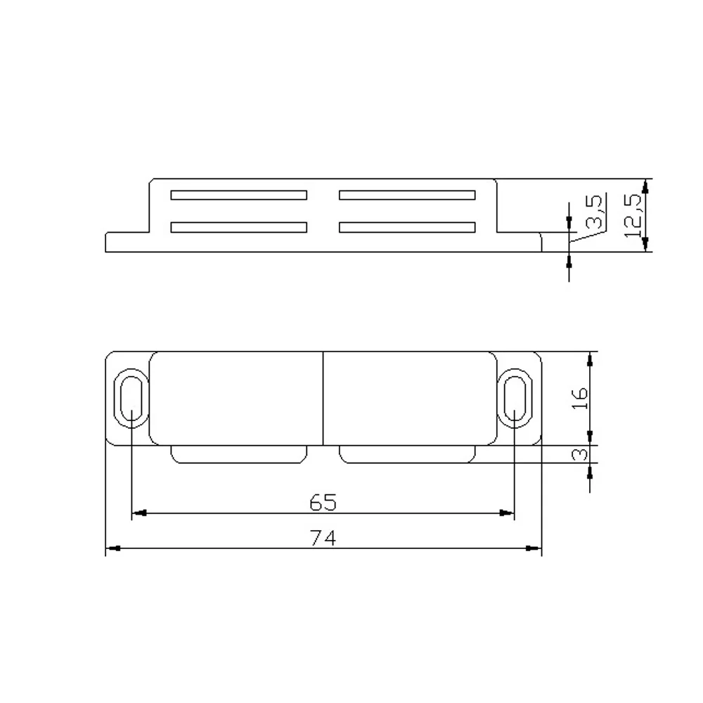 High Quality Furniture Application Cabinet Magnetic Catch Strong Door Catch Neodymium Customized Door Magnet
