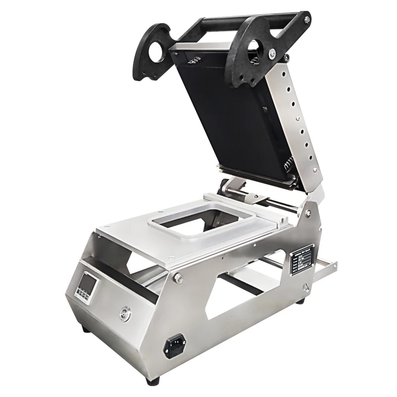 China Manual Fast Food Lunch Box/Tofu Tray Heat Sealer Packaging Machine