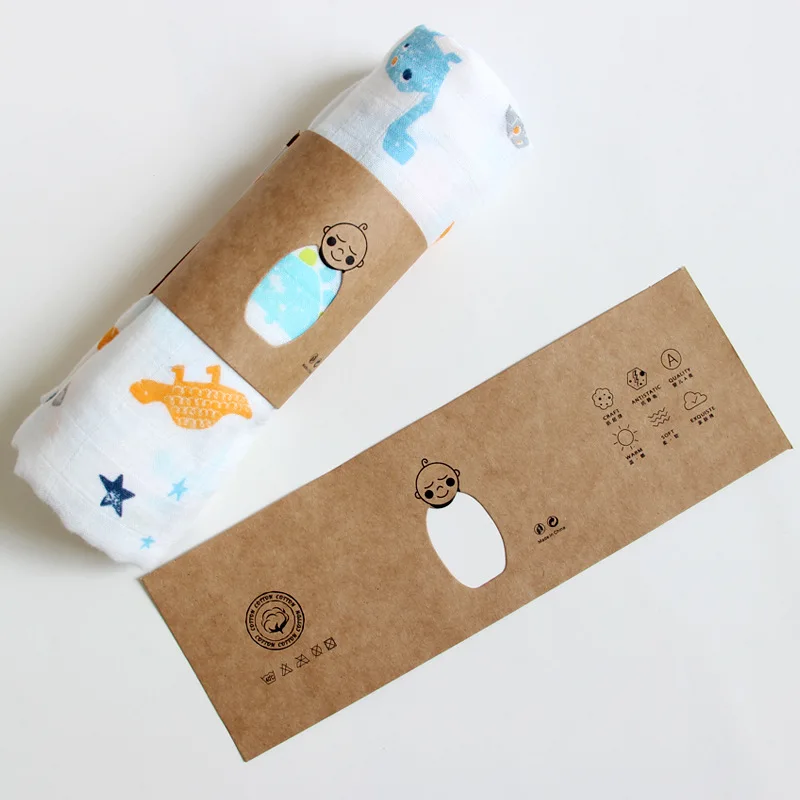 
Wholesale organic baby receiving blankets six layer cotton baby bath towel customized muslin cloth 