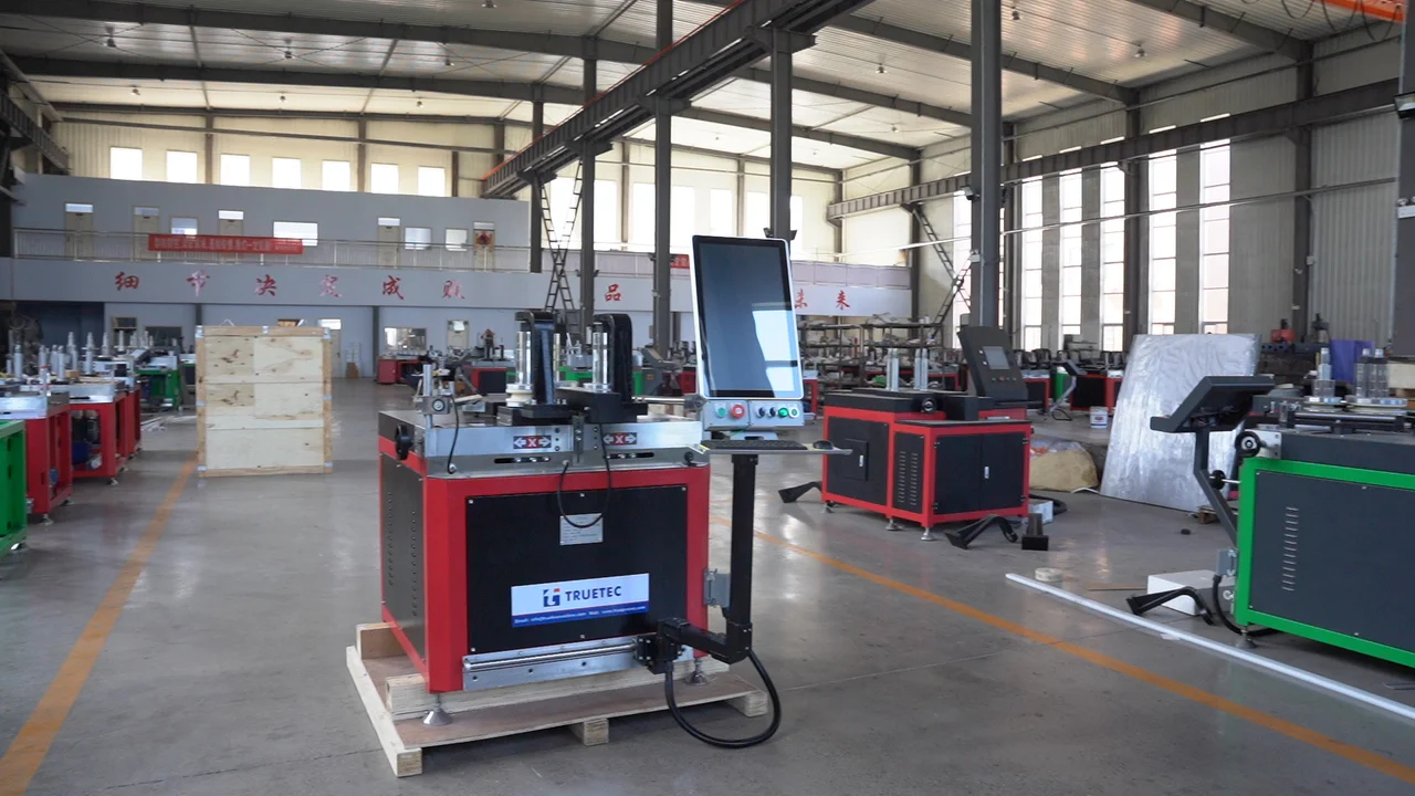 PLC control CNC tube bending equipment three-axis servo motor aluminum PVC profile bending machine