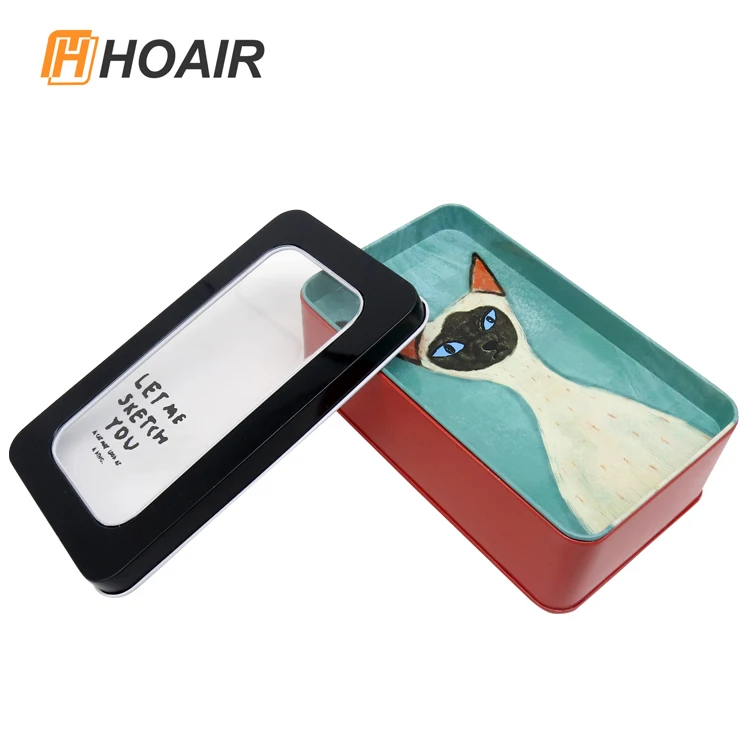 school math geometry set metal tin box Mathematical set math set