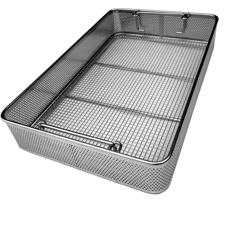 Surgical instrument medical  disinfection basket stainless steel disinfection basket