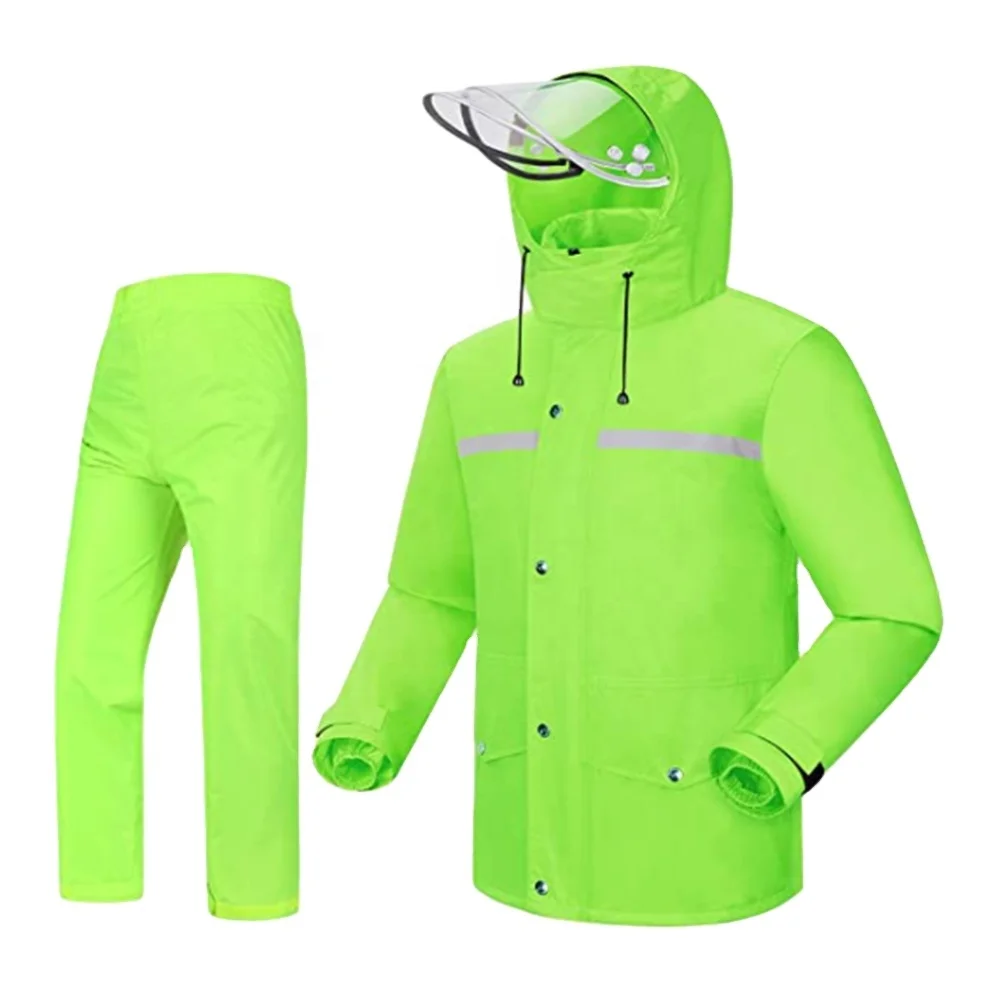 190T polyester waterproof camouflage raincoat poncho military raincoat