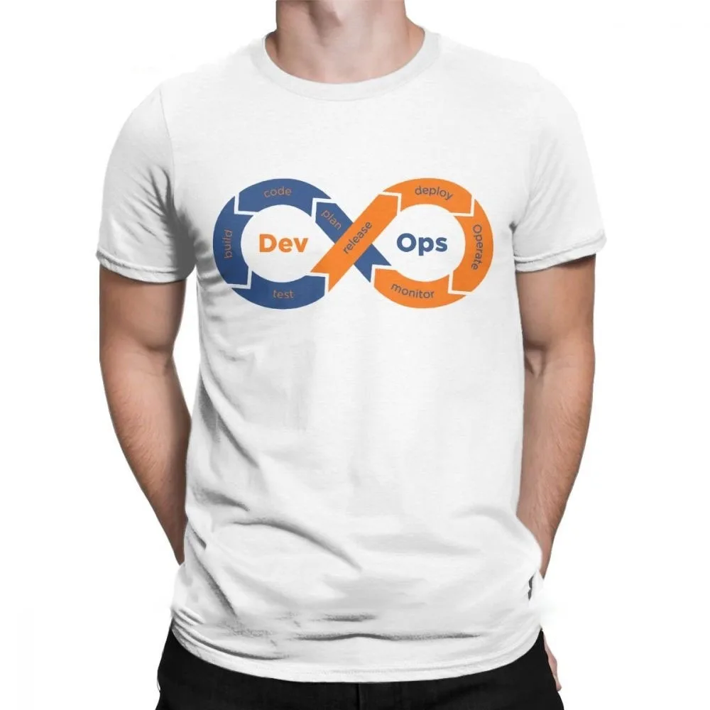 
DevOps Tees Python Programmer Computer Software Developer T-Shirt Programming Coder Coding Graphic Men T Shirt Gift Idea Clothes 